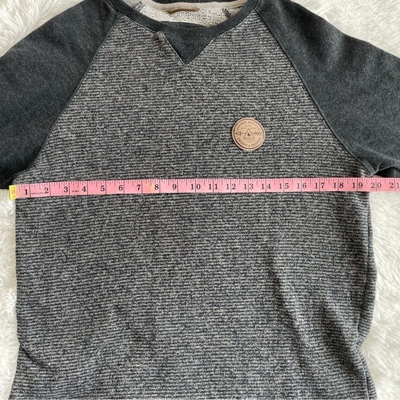 Hippy Tree Ballard Crew Sweatshirt in Grey/Black - Picture 8 of 11